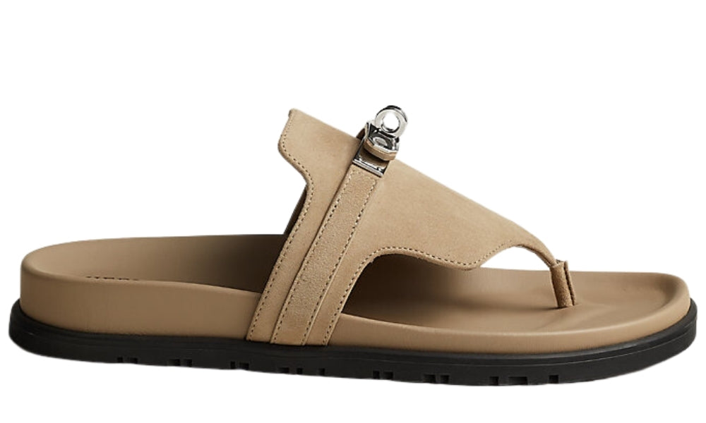 Herms Empire Sandal "Beige Argile"