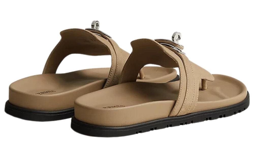 Herms Empire Sandal "Beige Argile"