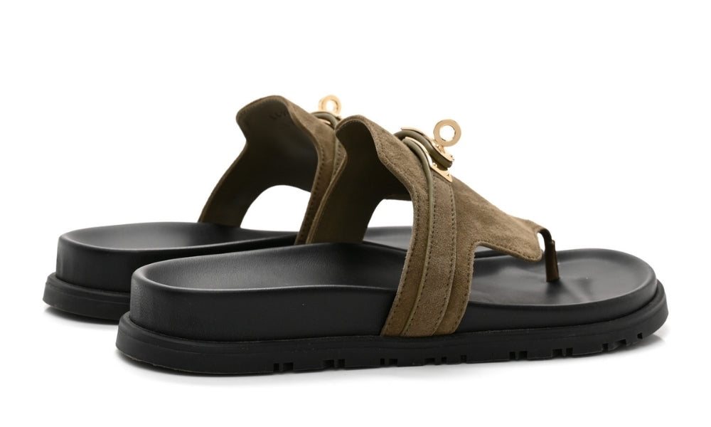 Herms Empire Sandal "Green"