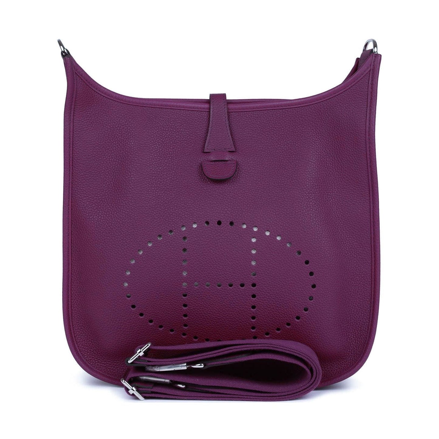 Herms Evelyne Iii Pm Anemone Clemence Palladium Hardware