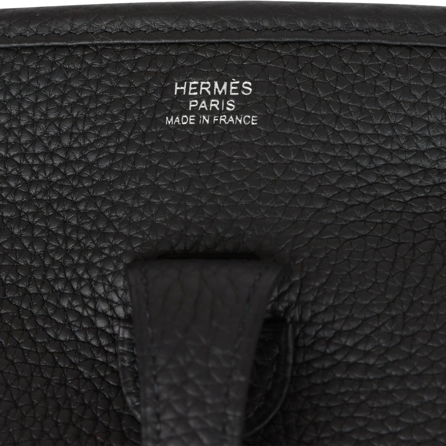 Herms Evelyne Iii Pm Black Clemence Palladium Hardware