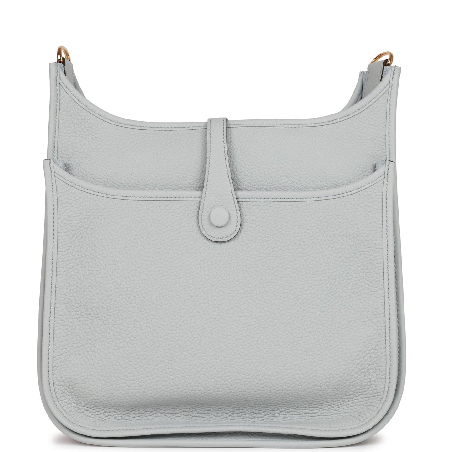 Herms Evelyne Iii Pm Bleu Pale Clemence Gold Hardware