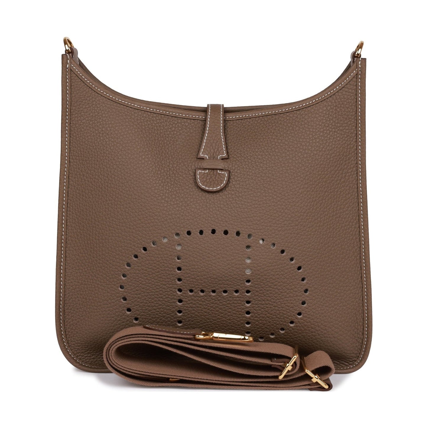 Herms Evelyne Iii Pm Etoupe Clemence Gold Hardware