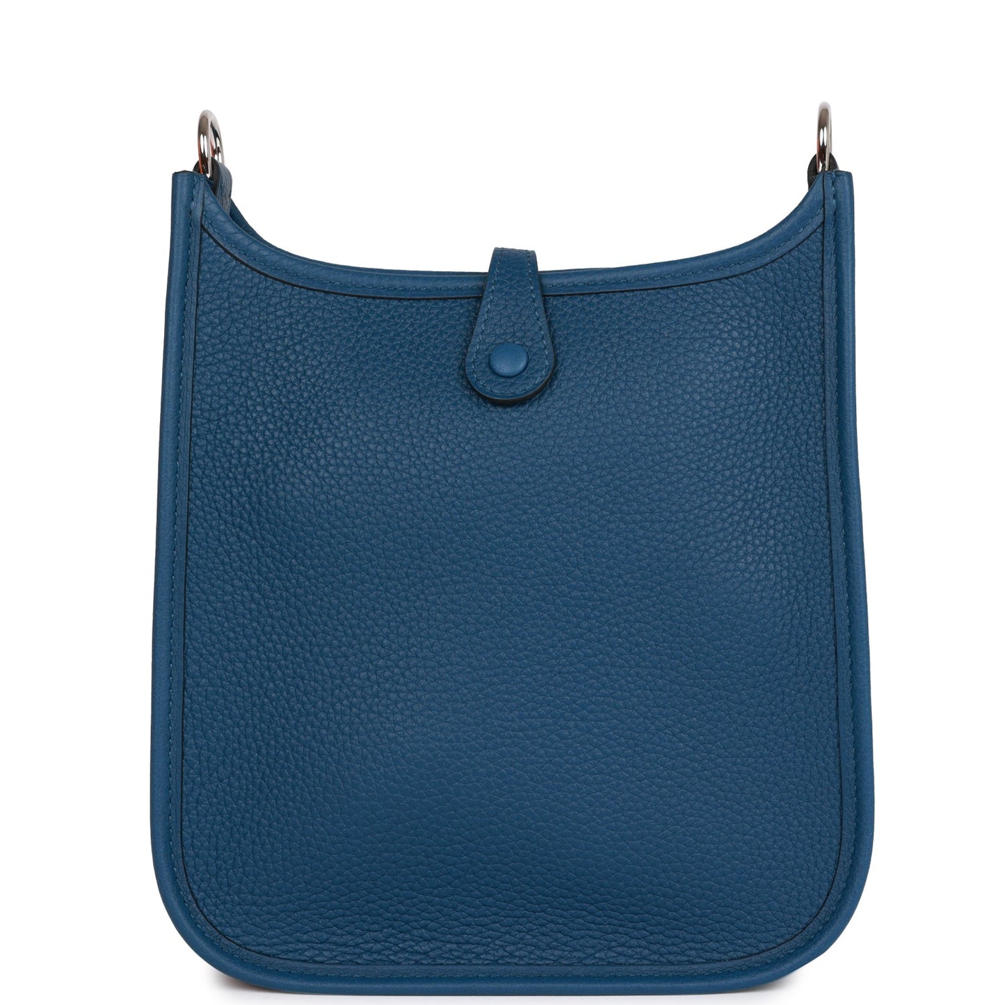 Herms Evelyne Tpm Bag Deep Blue Maurice Palladium Hardware