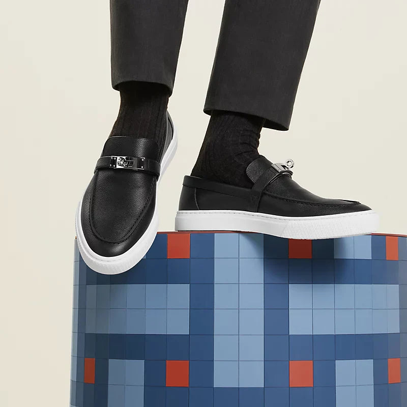 Herms Game Slip-on Sneaker