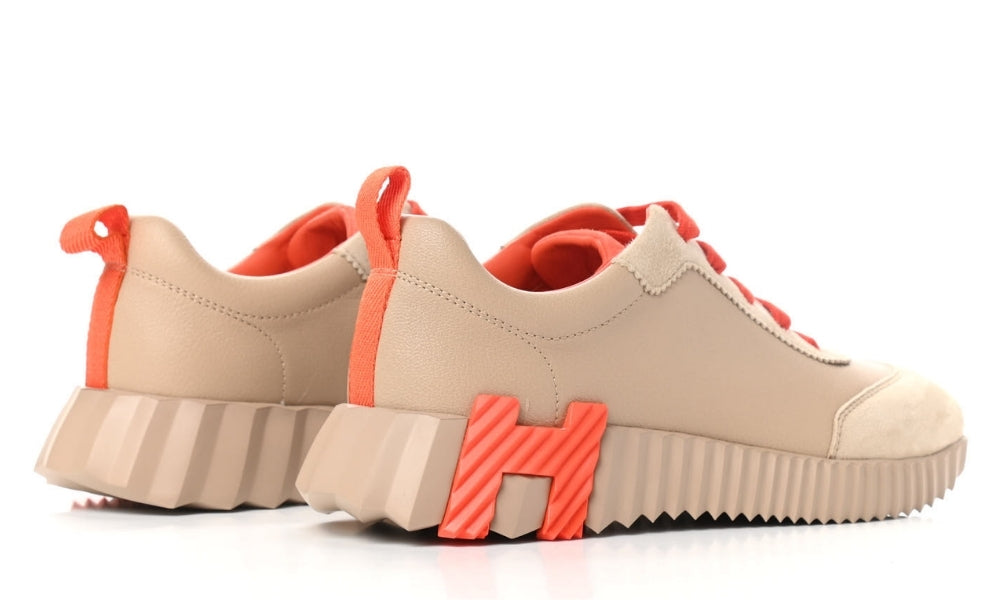 Herms Goatskin Suede Goatskin Bouncing  "Beige Sarrasin"