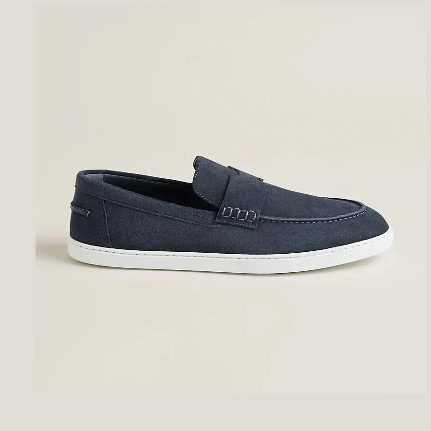 Herms Job Loafer Blue