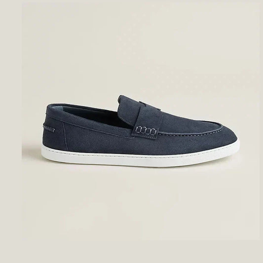 Herms Job Loafer Blue