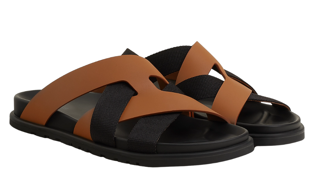 Herms Kazimir Sandal "Natural / Black"