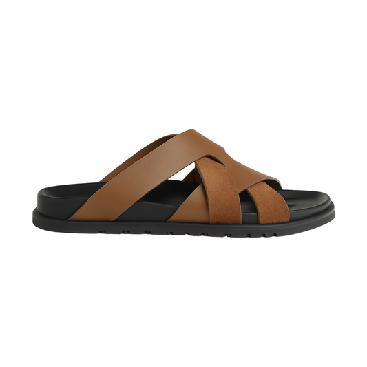 Herms Kazimir Sandal "Smoky Brown"