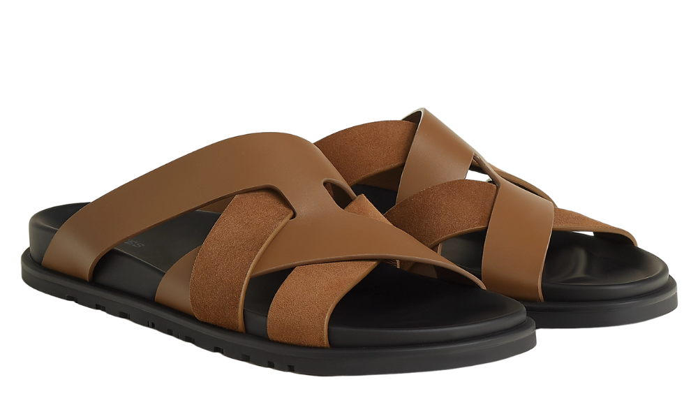Herms Kazimir Sandal "Smoky Brown"