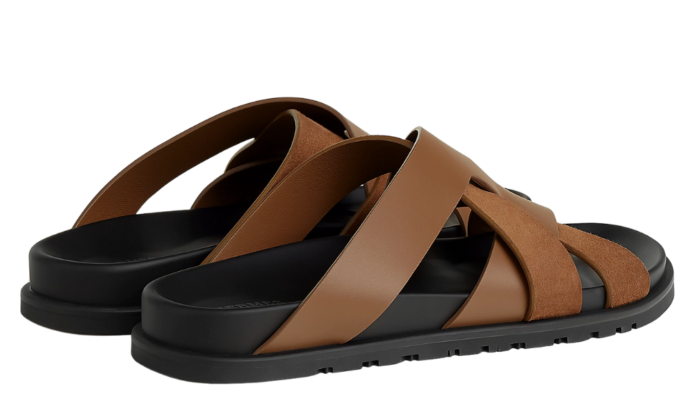 Herms Kazimir Sandal "Smoky Brown"