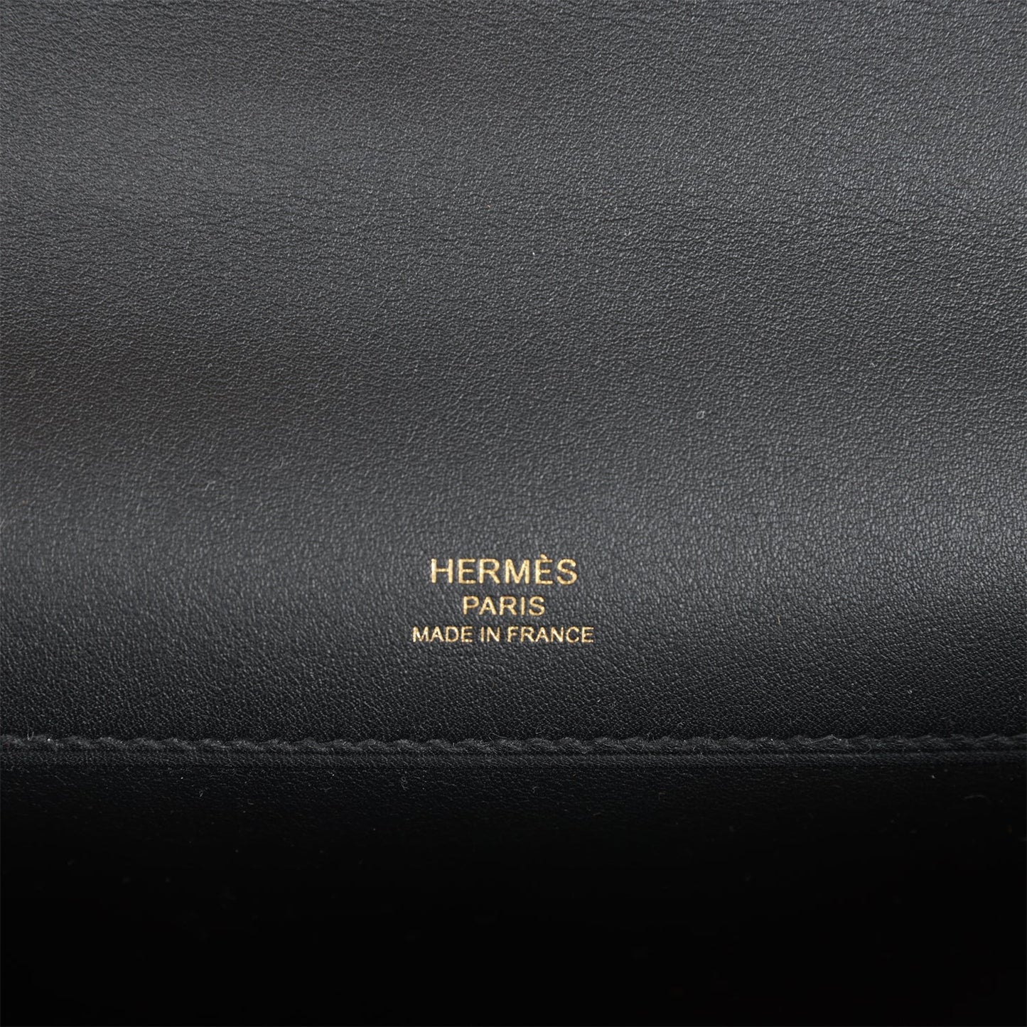 Herms Kelly Cut Black Swift Gold Hardware