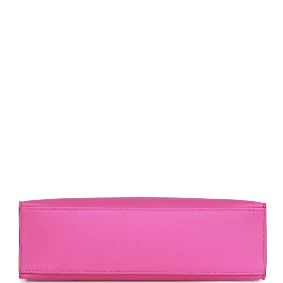 Herms Kelly Pochette Magnolia Swift Palladium Hardware