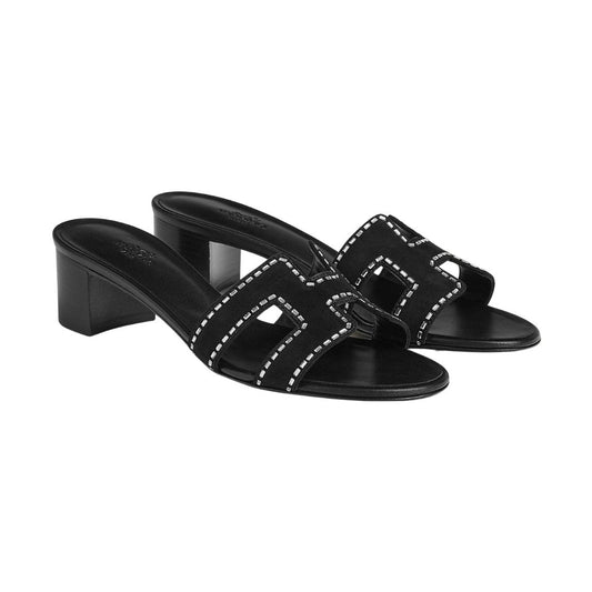 Herms Oasis Sandal "Black"