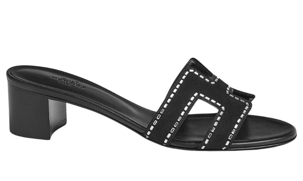 Herms Oasis Sandal "Black"