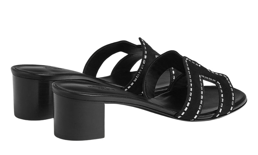 Herms Oasis Sandal "Black"