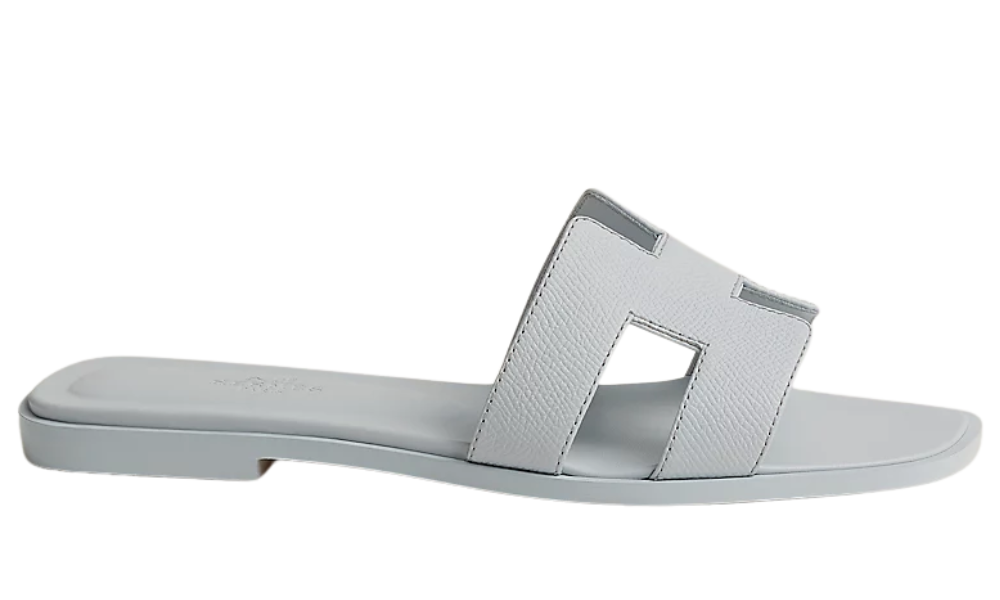 Herms Oran Sandal "Ice Blue"
