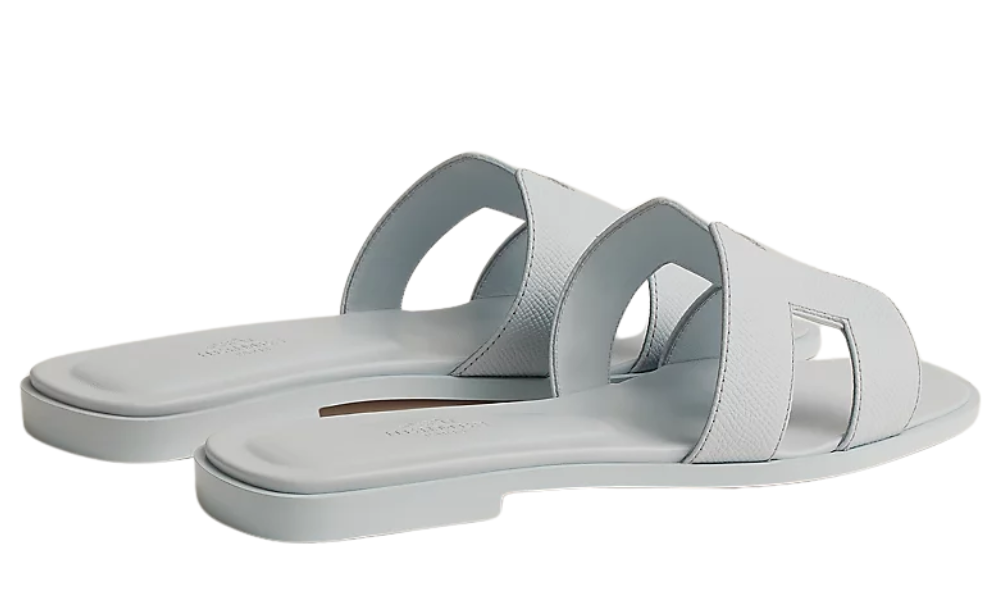 Herms Oran Sandal "Ice Blue"