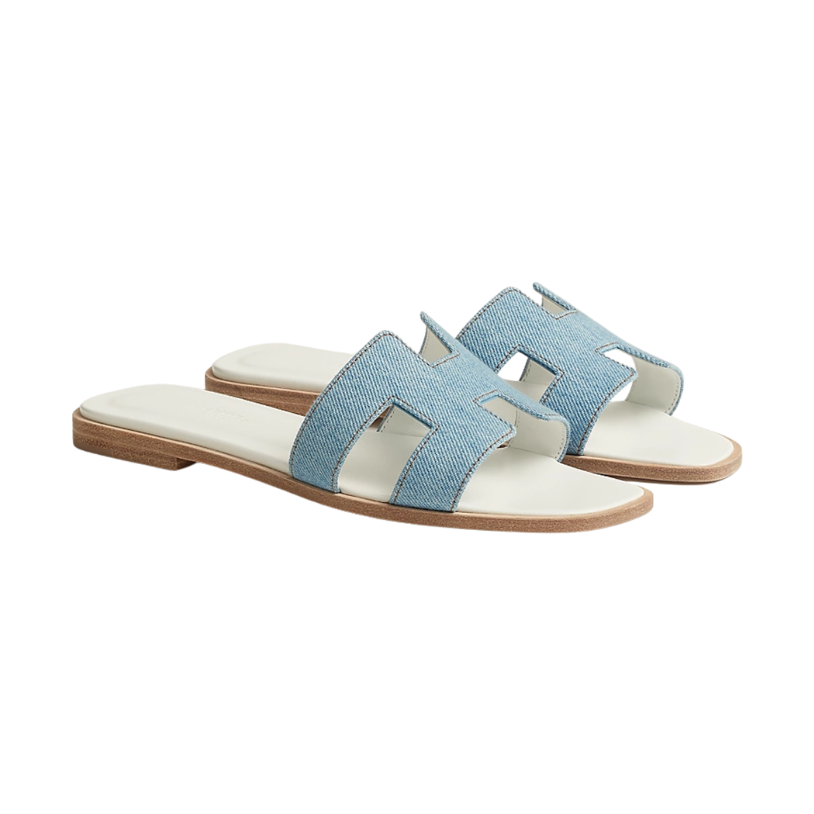 Herms Oran Sandal "Light Blue"