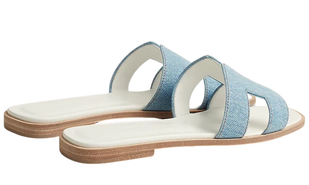 Herms Oran Sandal "Light Blue"