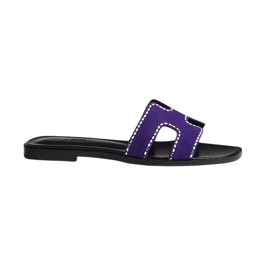 Herms Oran Sandal "Violet Majorette"