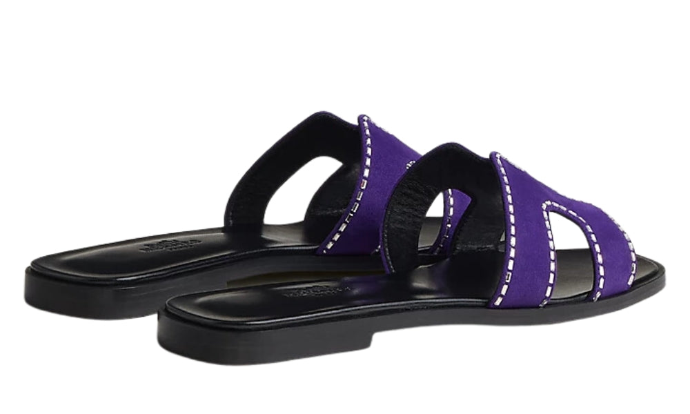 Herms Oran Sandal "Violet Majorette"