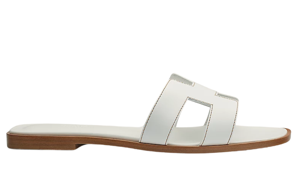 Herms Oran Sandal "White"