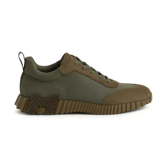 Herms Paris Bouncing Sneaker Green Toundra