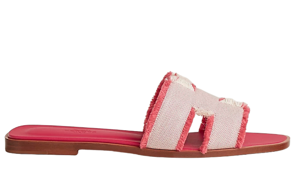 Herms Sandales Oran "Framboise"