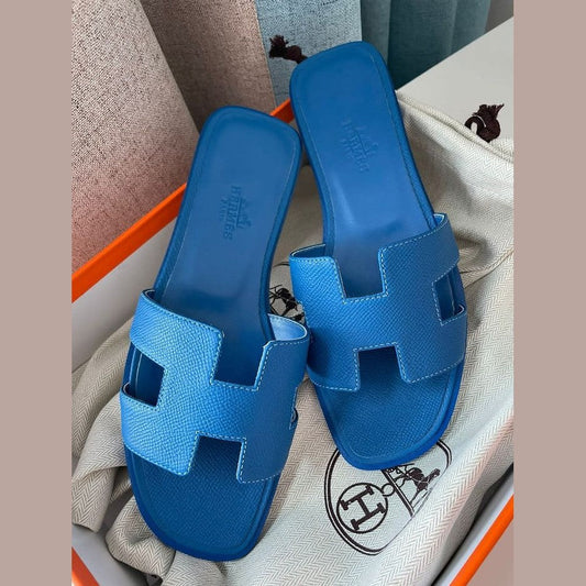 Herms Slides Blue