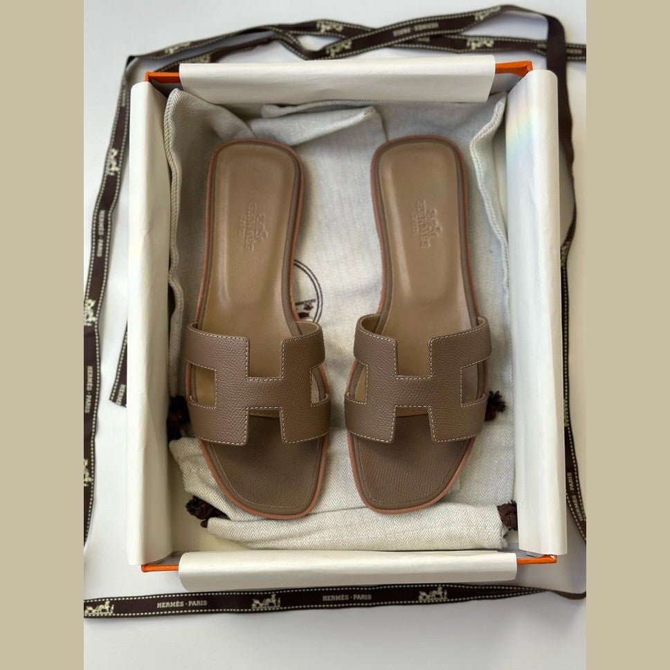 Herms Slides Brown
