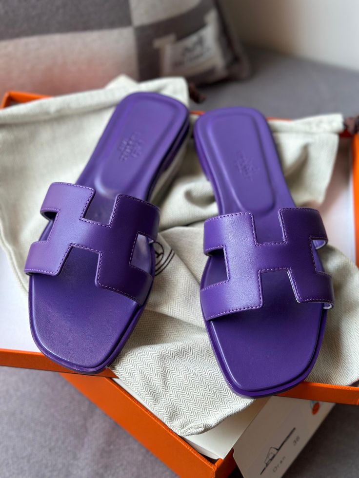 Herms Slides Purple