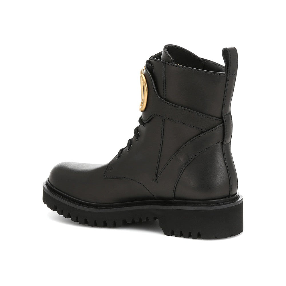 Valentino Garavani VLOGO leather ankle boots - Copva