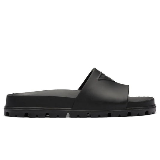 Prada Logo-Embossed Slides - Copva