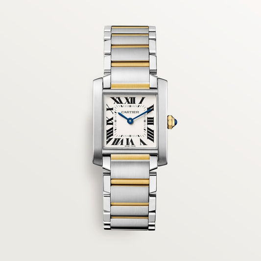 Tank Française Watch Medium Model, Quartz Movement, Steel