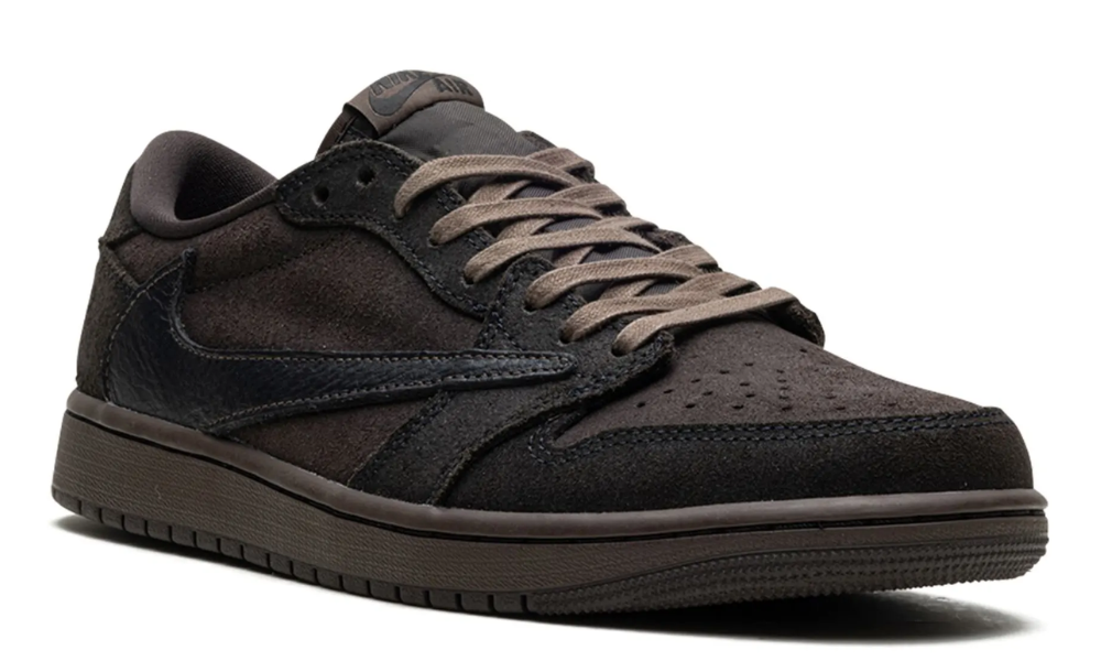 TrvSct X Aj 1 Low Og "Velvet Brown"