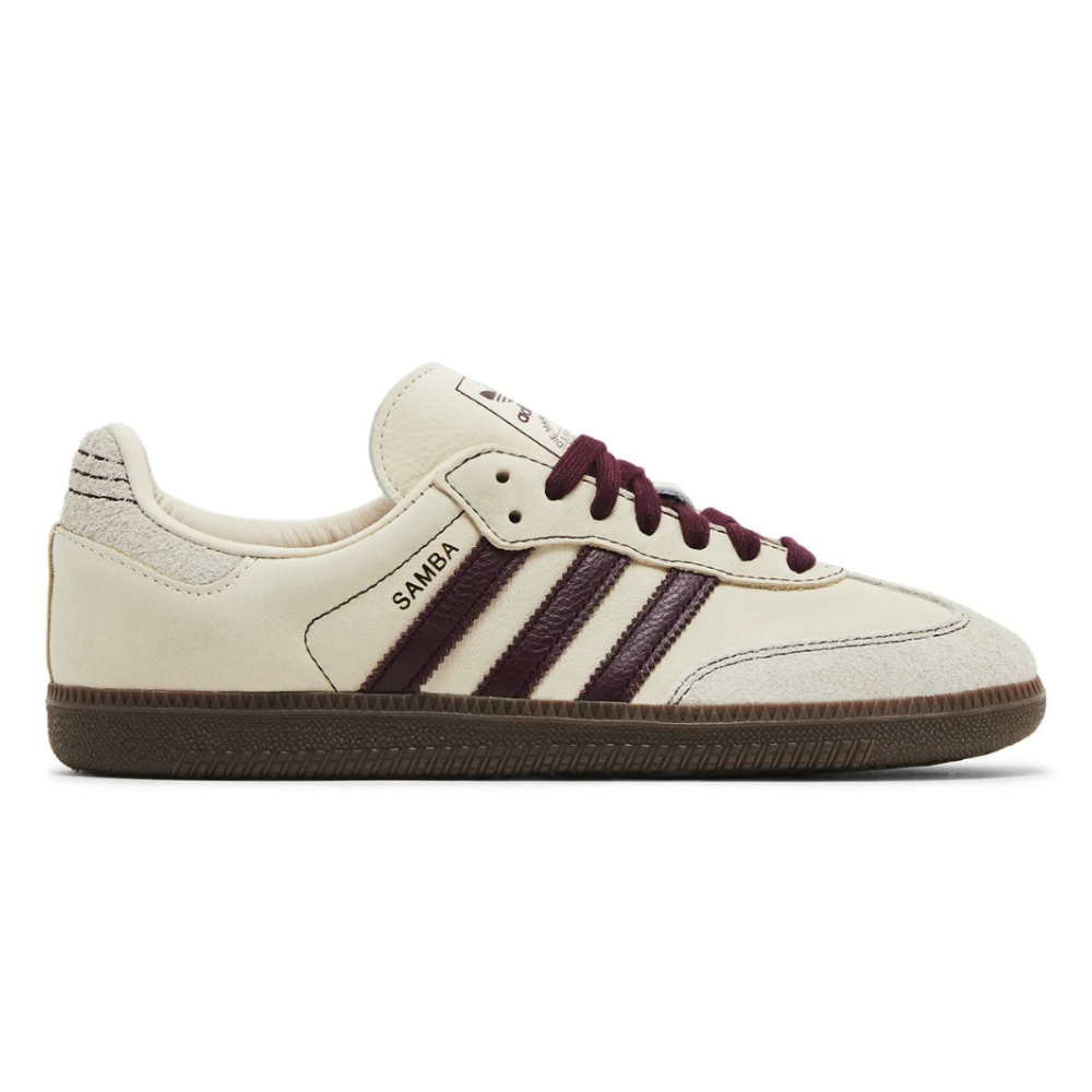 Adidas Samba OG 'Wonder White Maroon'