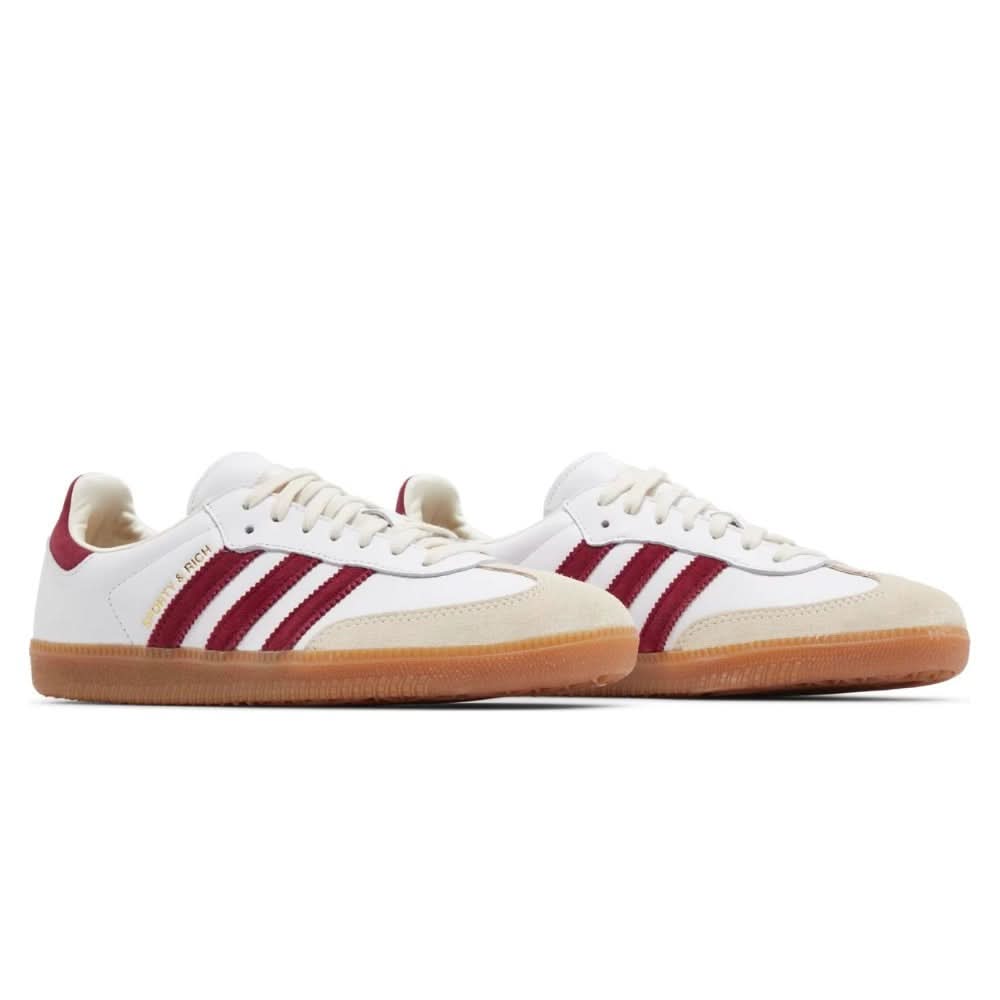 Sporty & Rich x Adidas Samba OG 'White Core Burgundy' - Copva