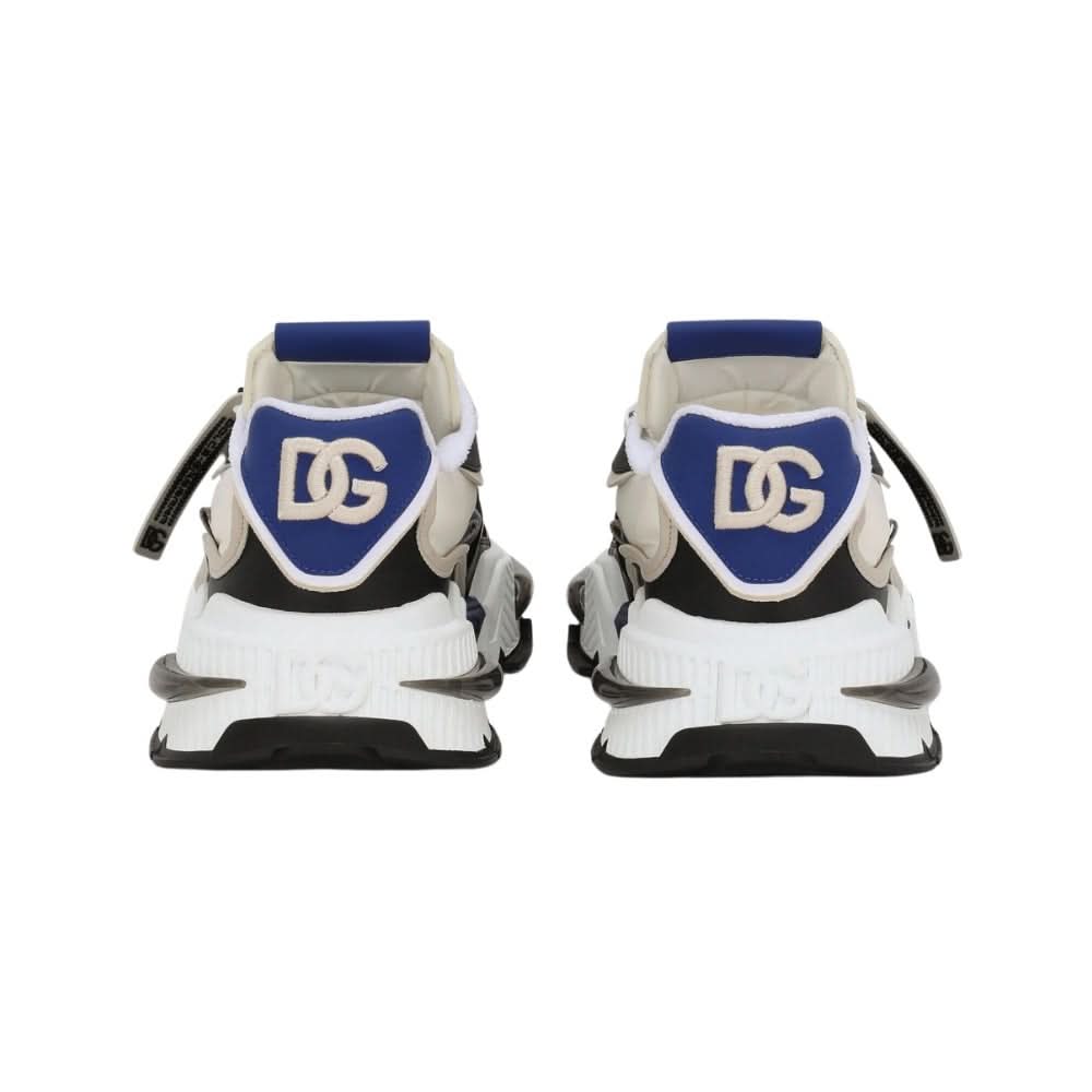 Dolce & Gabbana Men's Blue Mixed-material Airmaster Sneakers - Copva