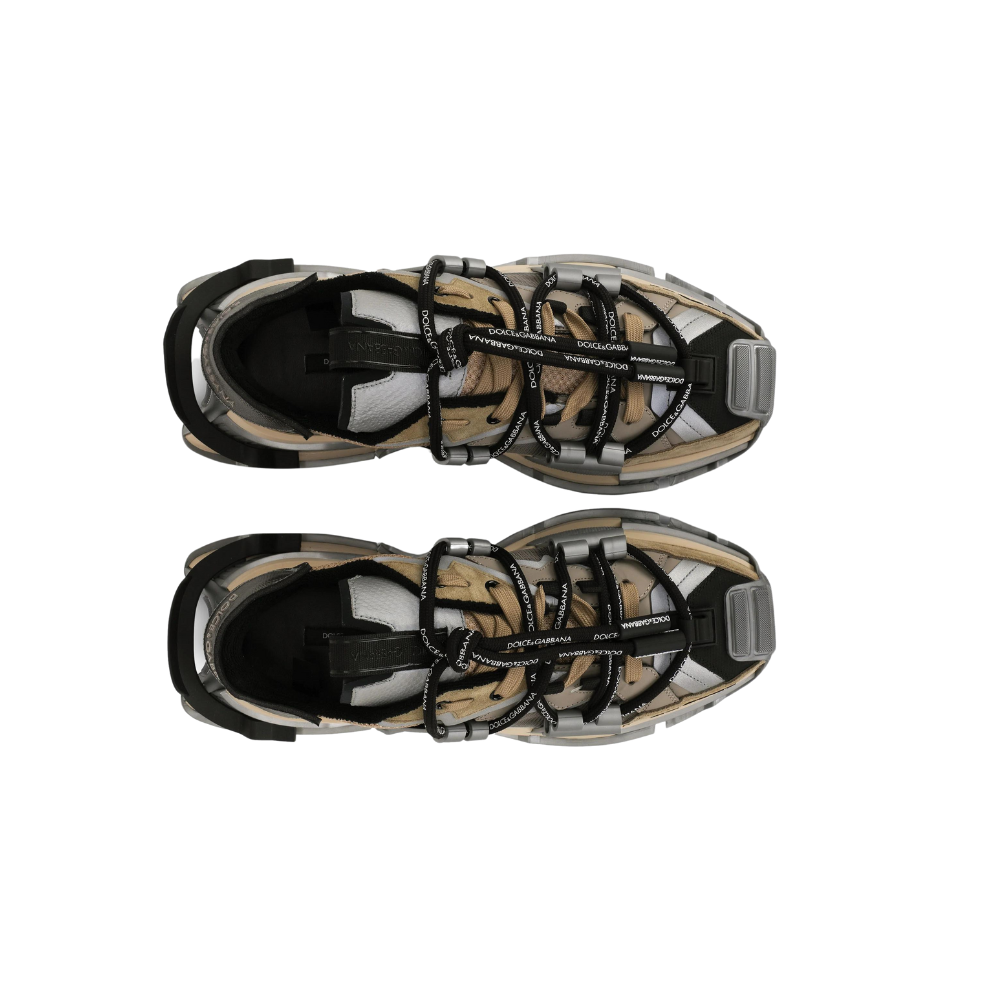 DOLCE & GABBANA Mixed-Materials Space Sneakers - Copva