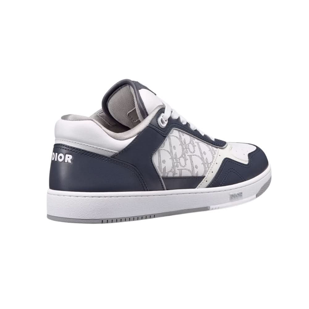 Dior B27 Smooth Calfskin With Dior Oblique Jacquard Deep Blue - Copva