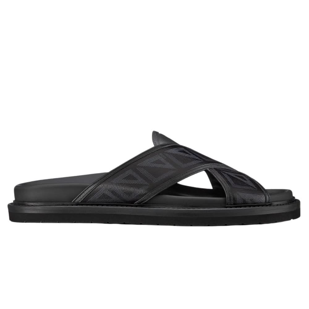 Dior Aqua Sandal 'CD Diamond - Black' - Copva