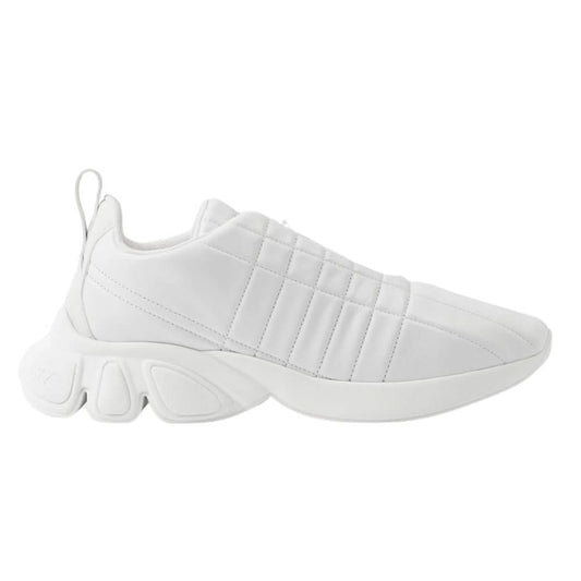 Burberry Quilted Leather Classic Sneakers 'White' - Copva