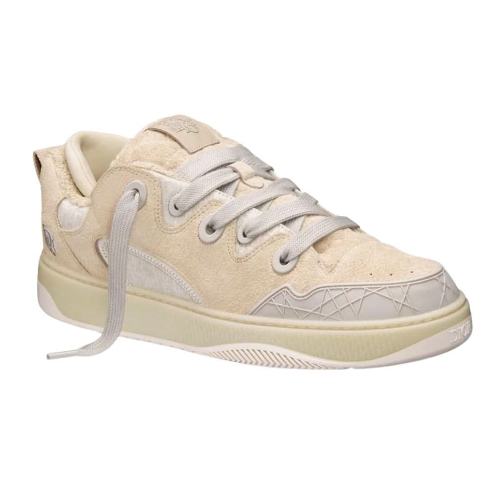 Dior B9S Skater ERL Lilac Suede Quilted Cannage Calfskin - Copva