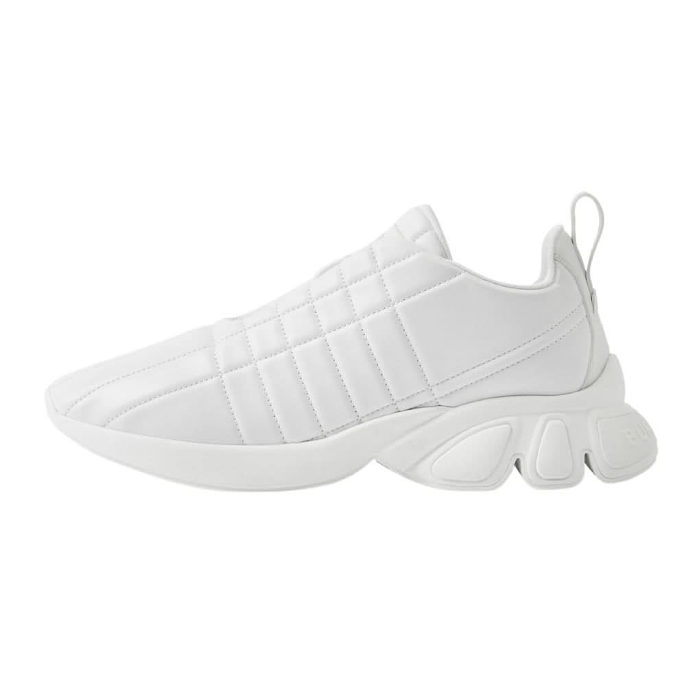 Burberry Quilted Leather Classic Sneakers 'White' - Copva