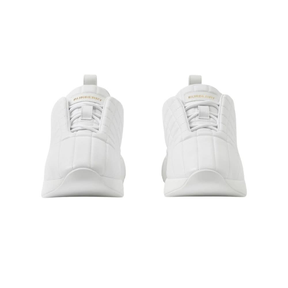 Burberry Quilted Leather Classic Sneakers 'White' - Copva