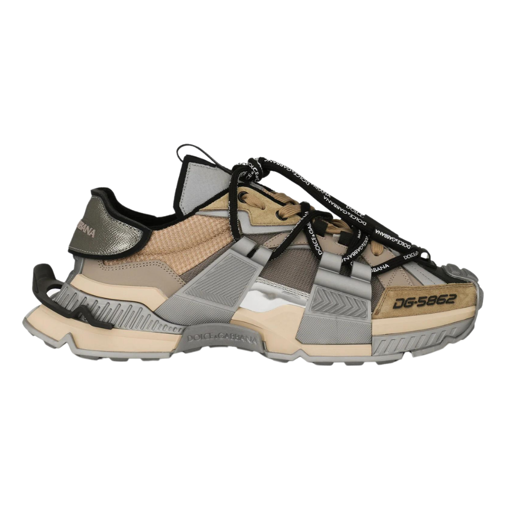 DOLCE & GABBANA Mixed-Materials Space Sneakers - Copva