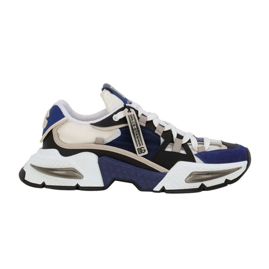 Dolce & Gabbana Men's Blue Mixed-material Airmaster Sneakers - Copva