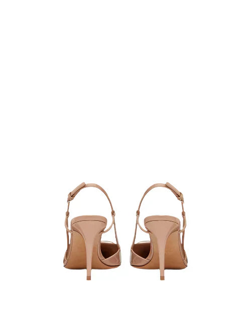 Vlogo 80 Leather Pumps In Beige - Vale Grvani